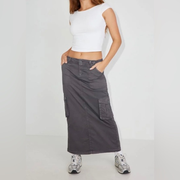 Maxi Cargo Skirt - Picture 1 of 6